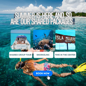 SHARED YACHT TOUR – ISLA MUJERES ALL INCLUSIVE